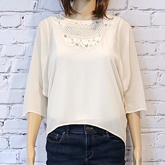 PINS& NEEDLES, Beautiful Boho cream embroidered blouse - Picture 5 of 10